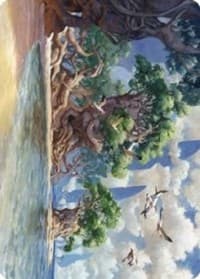 Yavimaya Coast Art Card - Art Series: Dominaria United - Magic: The Gathering card