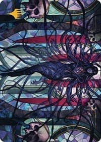 Braids, Arisen Nightmare Art Card (66/81) (Gold-Stamped Signature) - Art Series: Dominaria United - Magic: The Gathering card