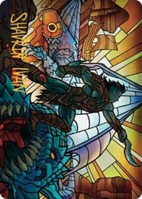 Astor, Bearer of Blades Art Card (Gold-Stamped Signature) - Art Series: Dominaria United - Magic: The Gathering card