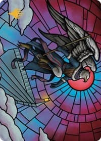 Balmor, Battlemage Captain Art Card (69/81) (Gold-Stamped Signature) - Art Series: Dominaria United - Magic: The Gathering card