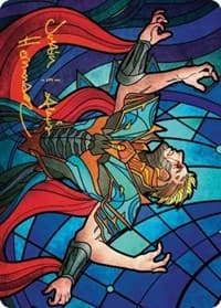Ertai Resurrected Art Card (70/81) (Gold-Stamped Signature) - Art Series: Dominaria United - Magic: The Gathering card