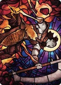 Garna, Bloodfist of Keld Art Card (Gold-Stamped Signature) - Art Series: Dominaria United - Magic: The Gathering card