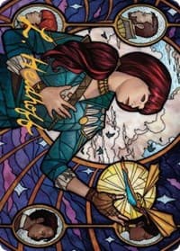 Jhoira, Ageless Innovator Art Card (Gold-Stamped Signature) - Art Series: Dominaria United - Magic: The Gathering card