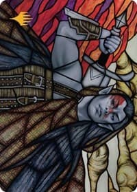 Radha, Coalition Warlord Art Card (Gold-Stamped Signature) - Art Series: Dominaria United - Magic: The Gathering card