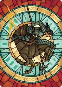Tori D'Avenant, Fury Rider Art Card (Gold-Stamped Signature) - Art Series: Dominaria United - Magic: The Gathering card