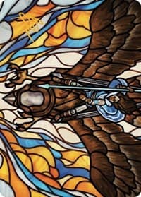 Tura Kennerud, Skyknight Art Card (Gold-Stamped Signature) - Art Series: Dominaria United - Magic: The Gathering card