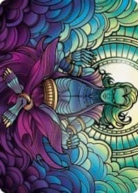 Zur, Eternal Schemer Art Card (81/81) - Art Series: Dominaria United - Magic: The Gathering card