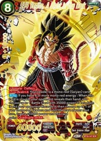 SS4 Vegito, A Light in the Dark - Dawn of the Z-Legends - Dragon Ball Super: Masters card