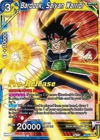 Bardock, Saiyan Warrior - Dawn of the Z-Legends Pre-Release Cards - Dragon Ball Super: Masters card