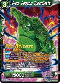 Drum, Demonic Subordinate - Dawn of the Z-Legends Pre-Release Cards - Dragon Ball Super: Masters card