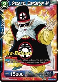 Grand Kai, Grandest of All - Dawn of the Z-Legends Pre-Release Cards - Dragon Ball Super: Masters card