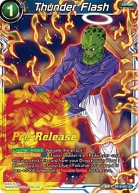 Thunder Flash - Dawn of the Z-Legends Pre-Release Cards - Dragon Ball Super: Masters card