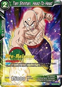 Tien Shinhan, Head-To-Head - Dawn of the Z-Legends Pre-Release Cards - Dragon Ball Super: Masters card