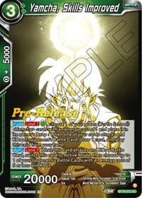 Yamcha, Skills Improved - Dawn of the Z-Legends Pre-Release Cards - Dragon Ball Super: Masters card