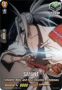 Complete Body-and-Soul Devotion, Amidamaru (SKR) - D-TB03: Shaman King - Cardfight Vanguard card