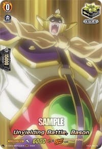 Unyielding Battle, Bason (SKR) - D-TB03: Shaman King - Cardfight Vanguard card