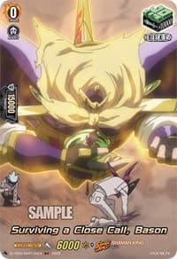 Surviving a Close Call, Bason (SKR) - D-TB03: Shaman King - Cardfight Vanguard card