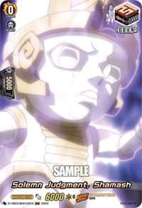 Solemn Judgment, Shamash (SKR) - D-TB03: Shaman King - Cardfight Vanguard card
