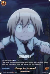 Hang in there! (SKR) - D-TB03: Shaman King - Cardfight Vanguard card