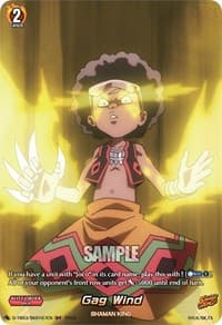 Gag Wind (SKR) - D-TB03: Shaman King - Cardfight Vanguard card