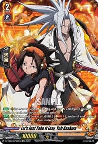 Let's Just Take It Easy, Yoh Asakura (SP) - D-TB03: Shaman King - Cardfight Vanguard card