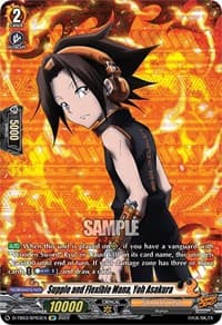 Supple and Flexible Mana, Yoh Asakura (SP) - D-TB03: Shaman King - Cardfight Vanguard card