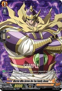 Warrior Who Serves the Tao Family, Bason (SP) - D-TB03: Shaman King - Cardfight Vanguard card