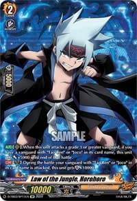 Law of the Jungle, Horohoro (SP) - D-TB03: Shaman King - Cardfight Vanguard card