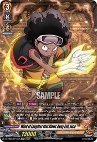 Wind of Laughter that Blows Away Evil, Joco (SP) - D-TB03: Shaman King - Cardfight Vanguard card