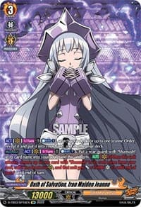 Oath of Salvation, Iron Maiden Jeanne (SP) - D-TB03: Shaman King - Cardfight Vanguard card