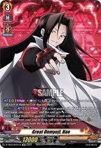 Great Onmyoji, Hao (SP) - D-TB03: Shaman King - Cardfight Vanguard card