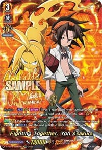 Fighting Together, Yoh Asakura (SSR) - D-TB03: Shaman King - Cardfight Vanguard card