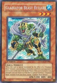 Gladiator Beast Retiari - Crossroads of Chaos - YuGiOh card