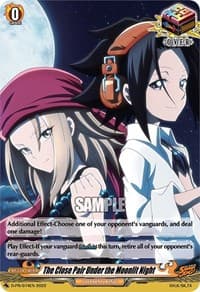 The Close Pair Under the Moonlit Night - D Promo Cards - Cardfight Vanguard card