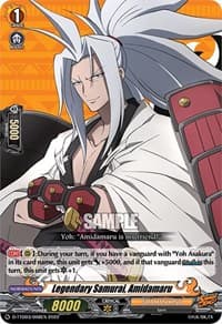Legendary Samurai, Amidamaru - D-TTD03: Shaman King - Cardfight Vanguard card