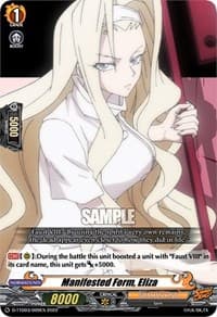 Manifested Form, Eliza - D-TTD03: Shaman King - Cardfight Vanguard card