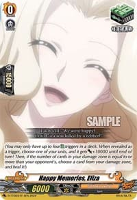 Happy Memories, Eliza - D-TTD03: Shaman King - Cardfight Vanguard card