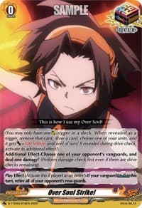 Over Soul Strike! - D-TTD03: Shaman King - Cardfight Vanguard card