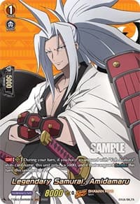 Legendary Samurai, Amidamaru (SKR) - D-TTD03: Shaman King - Cardfight Vanguard card