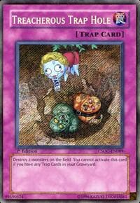 Treacherous Trap Hole - Crossroads of Chaos - YuGiOh card