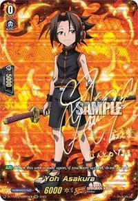Yoh Asakura (SSR) - D-TTD03: Shaman King - Cardfight Vanguard card