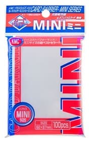 KMC Card Barrier - 100 - Mini Clear (100-Pack) - KMC Card Sleeves - Card Sleeves card