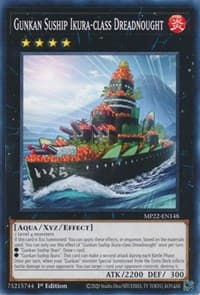 Gunkan Suship Ikura-class Dreadnought - 2022 Tin of the Pharaoh's Gods - YuGiOh card