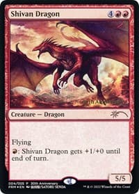 Shivan Dragon - 30th Anniversary Promos - Magic: The Gathering card