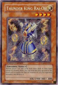 Thunder King Rai-Oh - Yu-Gi-Oh! GX Manga Promotional Cards - YuGiOh card