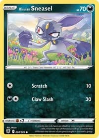 Hisuian Sneasel - 092/189 (Cosmos Holo) - Deck Exclusives - Pokemon card