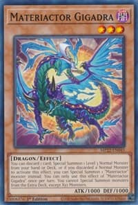 Materiactor Gigadra - 2022 Tin of the Pharaoh's Gods - YuGiOh card