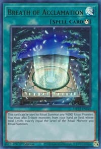 Breath of Acclamation - 2022 Tin of the Pharaoh's Gods - YuGiOh card