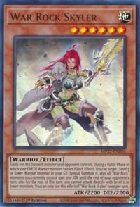 War Rock Skyler - 2022 Tin of the Pharaoh's Gods - YuGiOh card