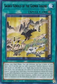 Sacred Scrolls of the Gizmek Legend - 2022 Tin of the Pharaoh's Gods - YuGiOh card